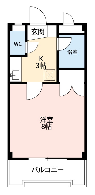 サンライズ鹿山の間取り