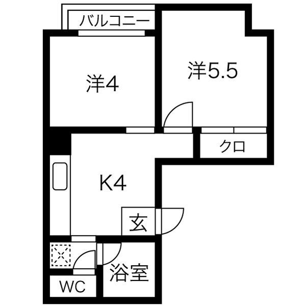 【CROWNの間取り】