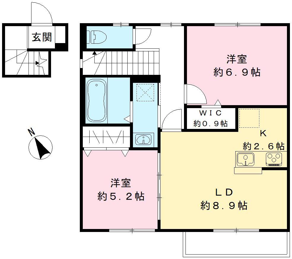 シャルマンFの間取り