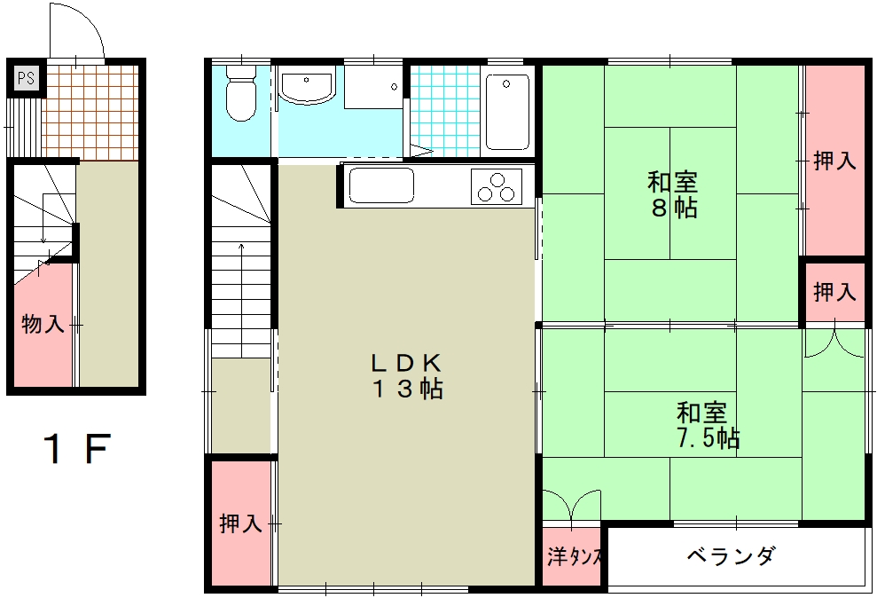 工藤アパートの間取り