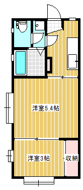 クレセント　クレの間取り