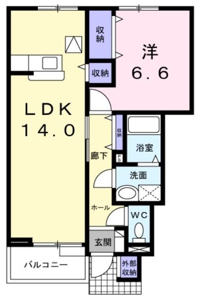 プラードIの間取り