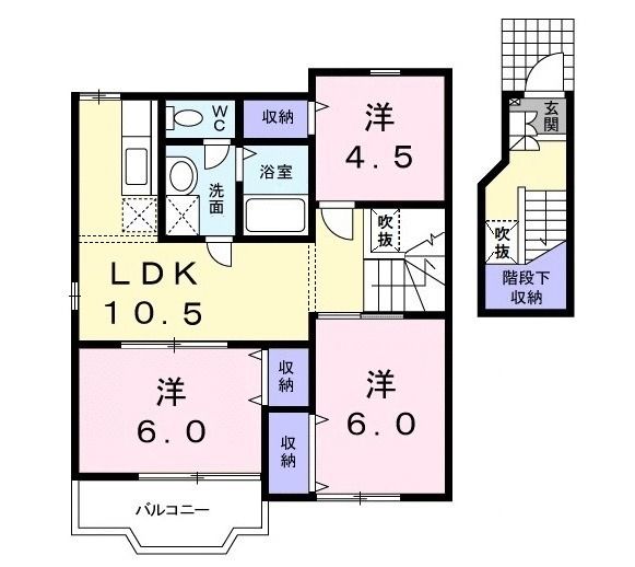 チェリーハウスの間取り