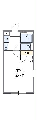 レオパレスフォンテーヌの間取り