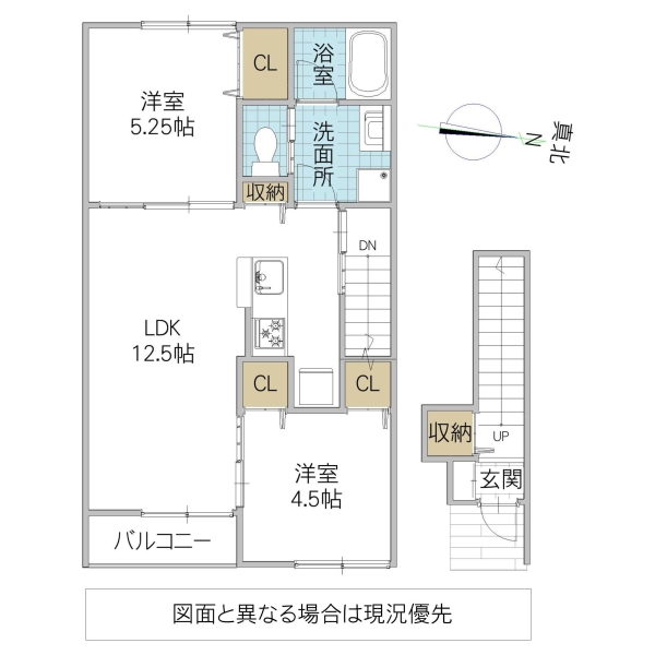 レーガベーネ長堀 III Bの間取り