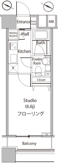 ファーストリアルタワー新宿の間取り