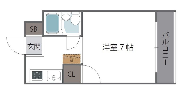 伊丹市南野北のマンションの間取り