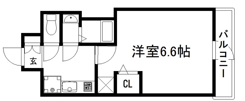 プラシード京都3の間取り