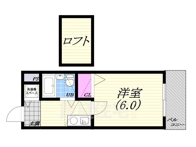 堺市堺区今池町のマンションの間取り