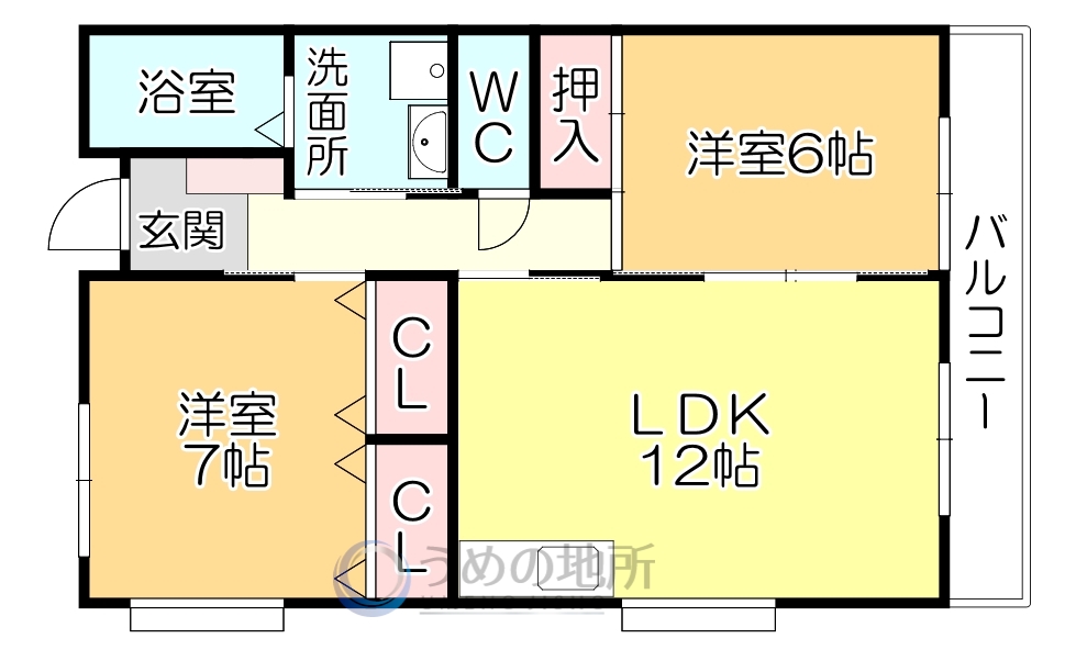 COZYCODAMAの間取り