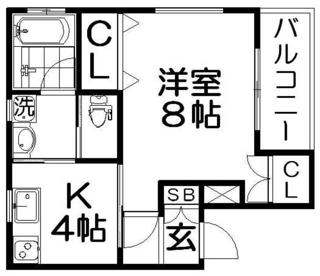 サンプレース寿の間取り