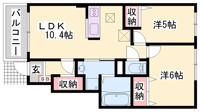 メゾン寺角 Estの間取り