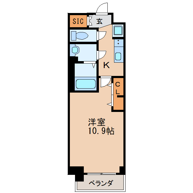 プレサンス丸の内リラティの間取り