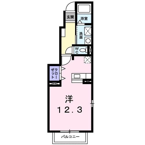 鴻巣市人形のアパートの間取り