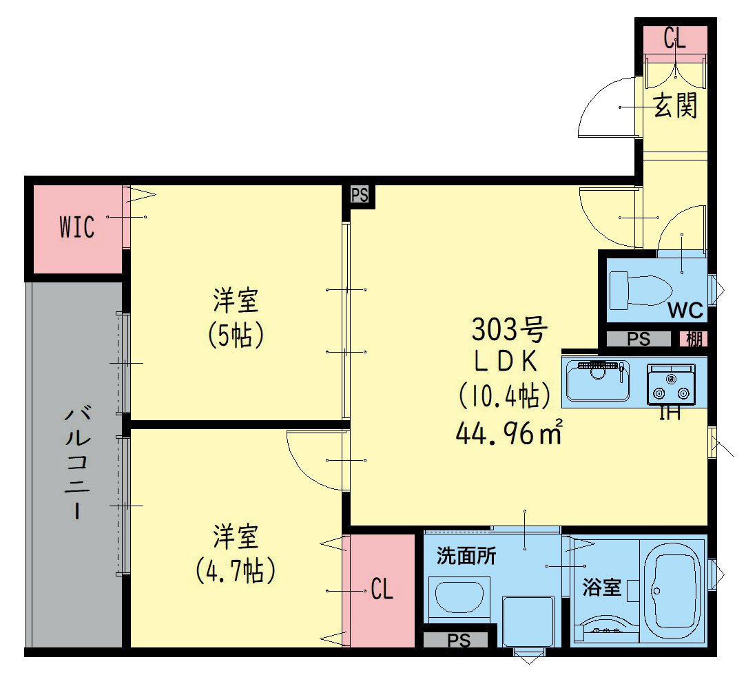 クリエオーレ花園西町の間取り