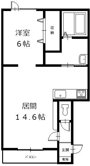 CLASS帯広Iの間取り