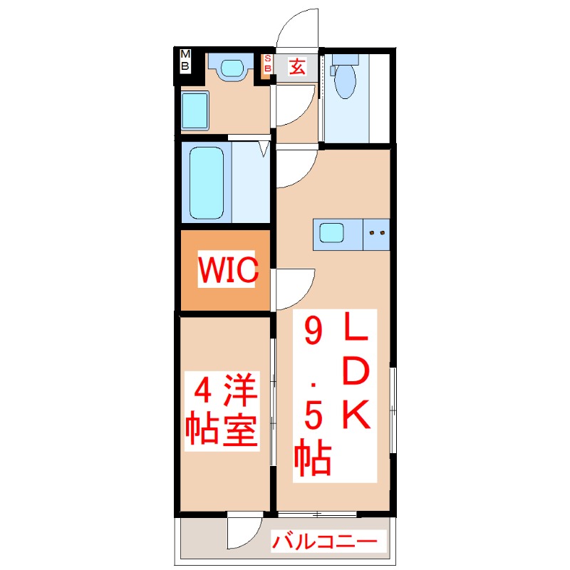 Ｓａｎｔａ　Ｃｒｕｚ　東谷山の間取り