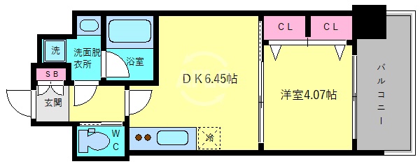 プレジオ布施EUROの間取り