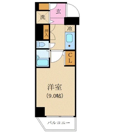 【カスタリア新宿の間取り】