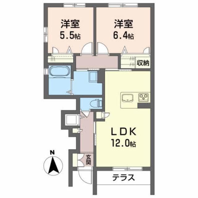 メゾンマストすわ町の間取り