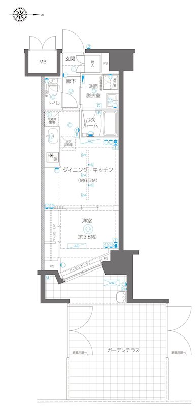 ZOOM高田馬場の間取り