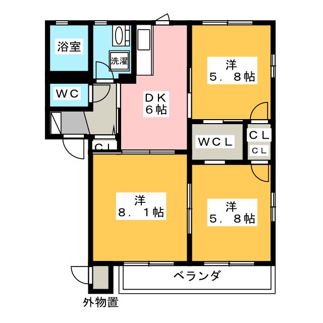 ルミナスアライＡの間取り