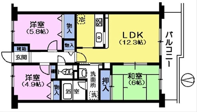 パークビュー・エムヅの間取り