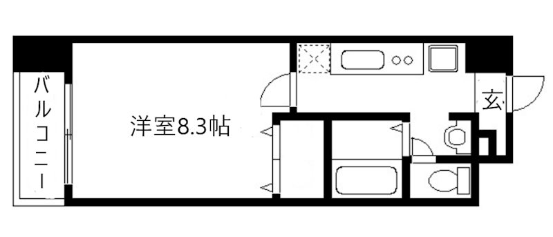 ハウスセゾン四条通の間取り