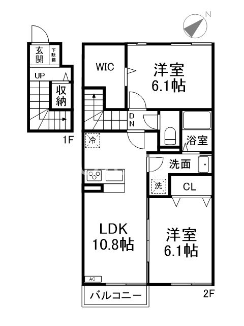 イルセット　Ａ棟の間取り