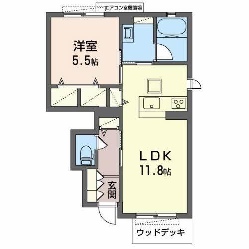 カーサレジオＡの間取り