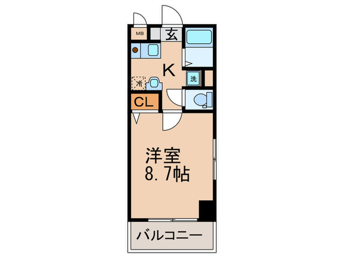 グローリーステージ博多の間取り写真