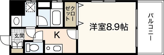 アイビースクエア寺町の間取り