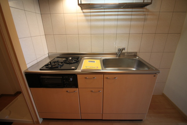 キッチン　２口ガスコンロ付