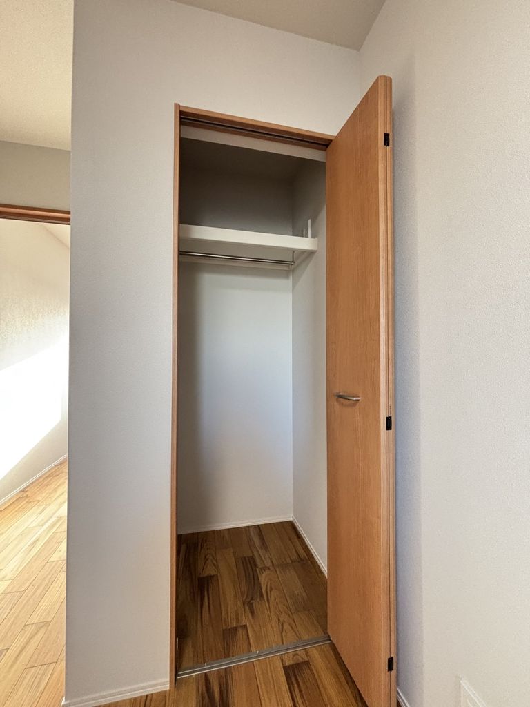 収納　※建築中の写真です