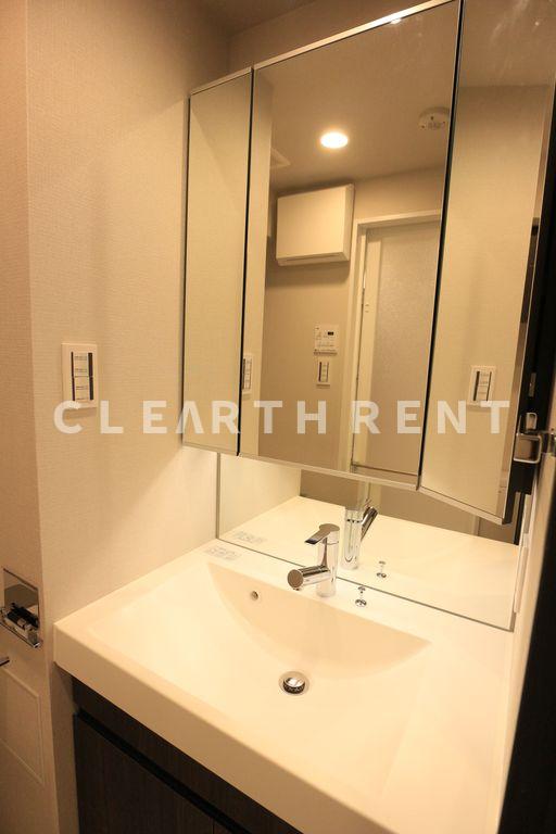 洗面設備　☆直接の管理会社クレアスレント/住み心地重視のひとり暮らし☆