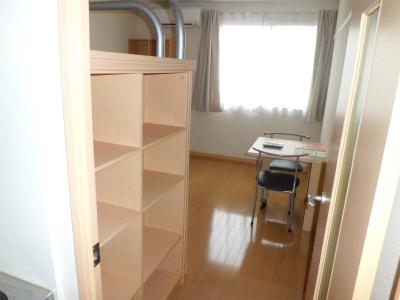 居室・リビング　居室入口より撮影。