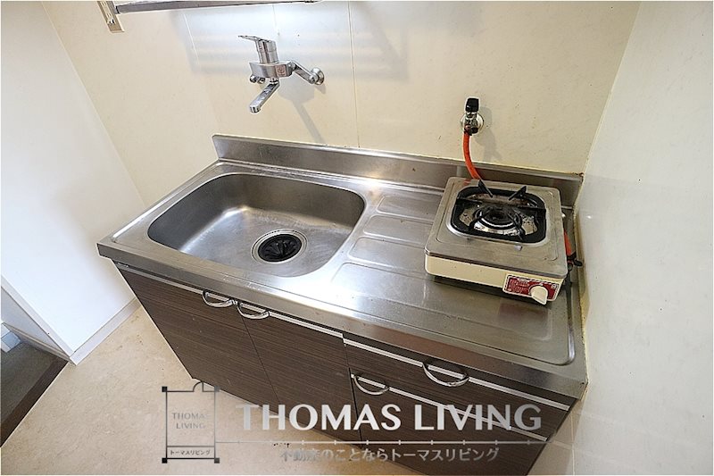 キッチン　1口コンロ付いておりますよ。