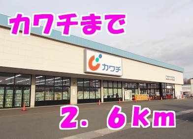 ドラックストア　カワチ（ドラッグストア）まで2600m