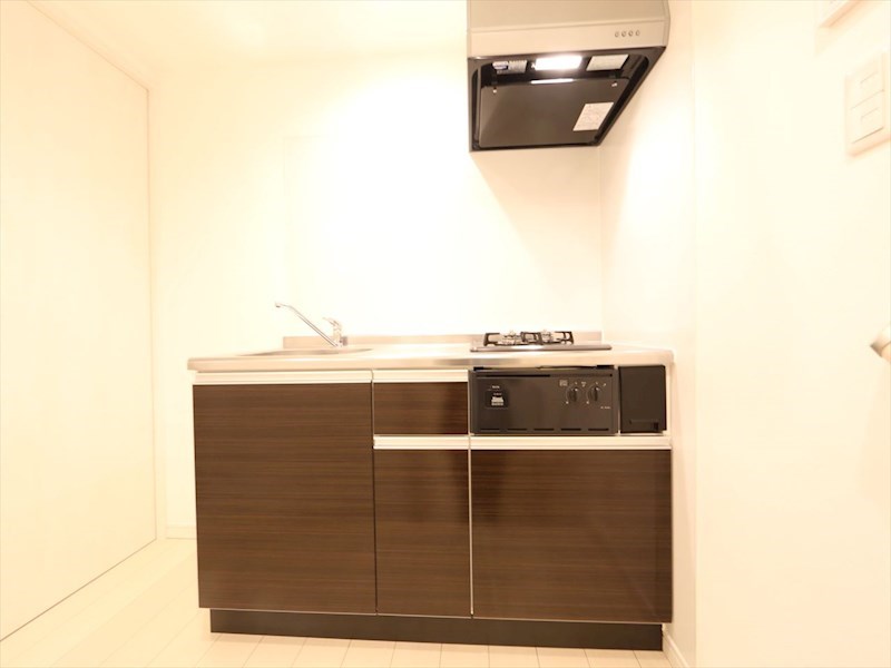 キッチン　システムキッチン（ガス2口コンロ付）