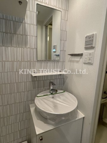 洗面設備　広い洗面スペース