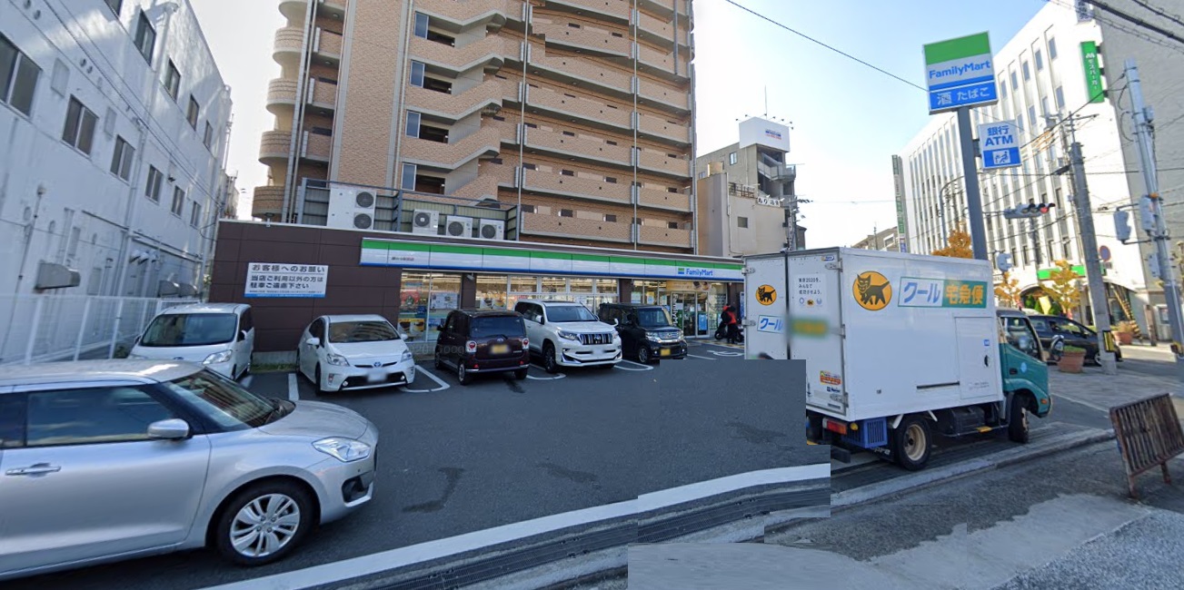 コンビニ　ファミリーマート藤井寺駅前店（コンビニ）まで185m