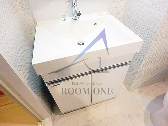 洗面設備　洗面台です。