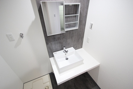 洗面設備　※別号室の写真です