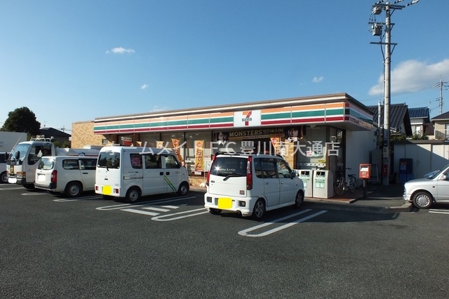 コンビニ　セブンイレブン豊橋多米中町店（コンビニ）まで285m