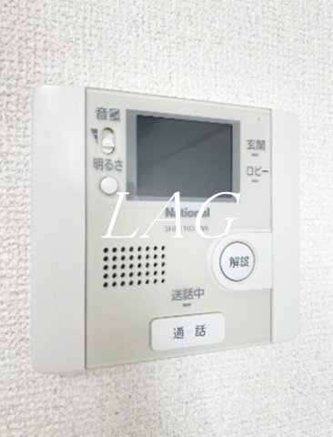 セキュリティ　モニター付きインターホンです。