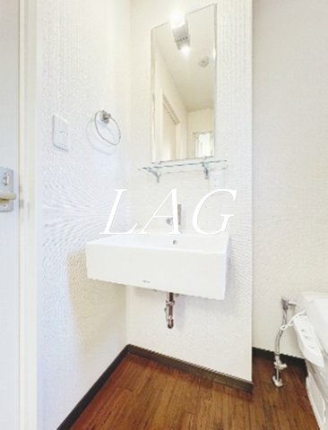 洗面設備　洗面台です。