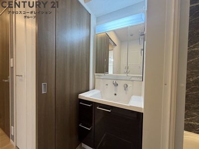 洗面設備　室内洗濯置場があります！