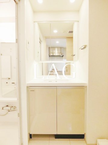 洗面設備　洗面台です。