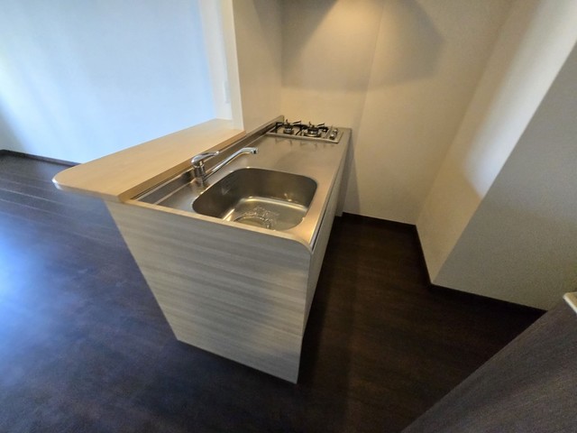 キッチン　サンプル画像　建具、床色異なることがあります。