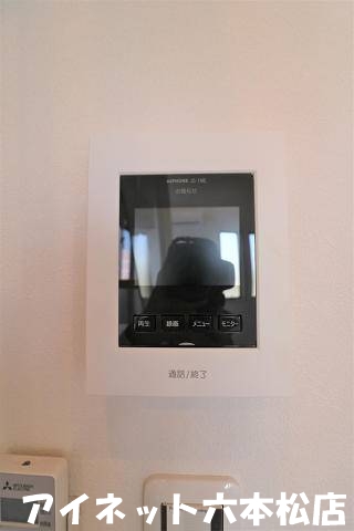 セキュリティ　来訪者の顔が確認できるので安心です